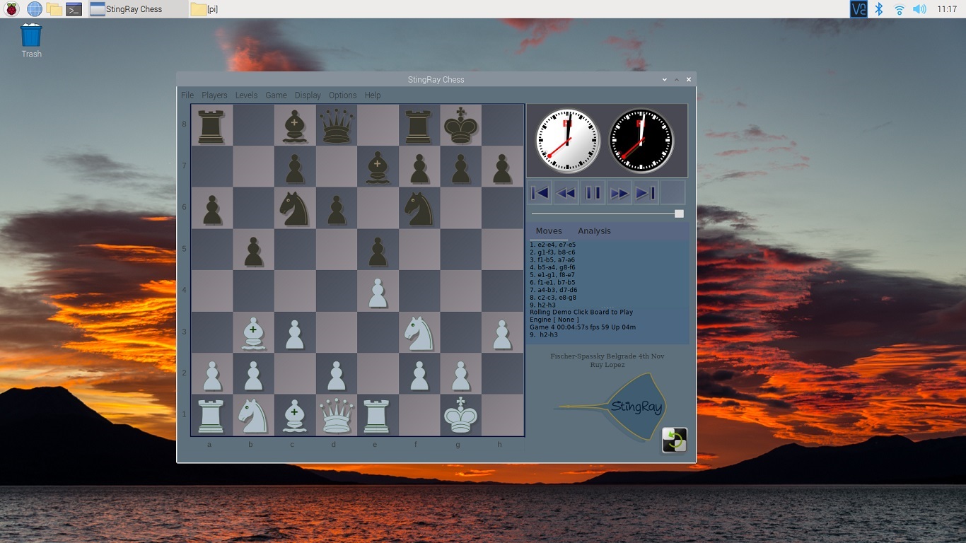 StingRay - simple chess graphical user interface - LinuxLinks